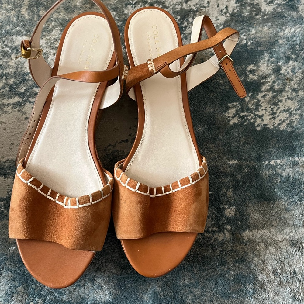 Cole Haan Women's Brown Strap Sandals